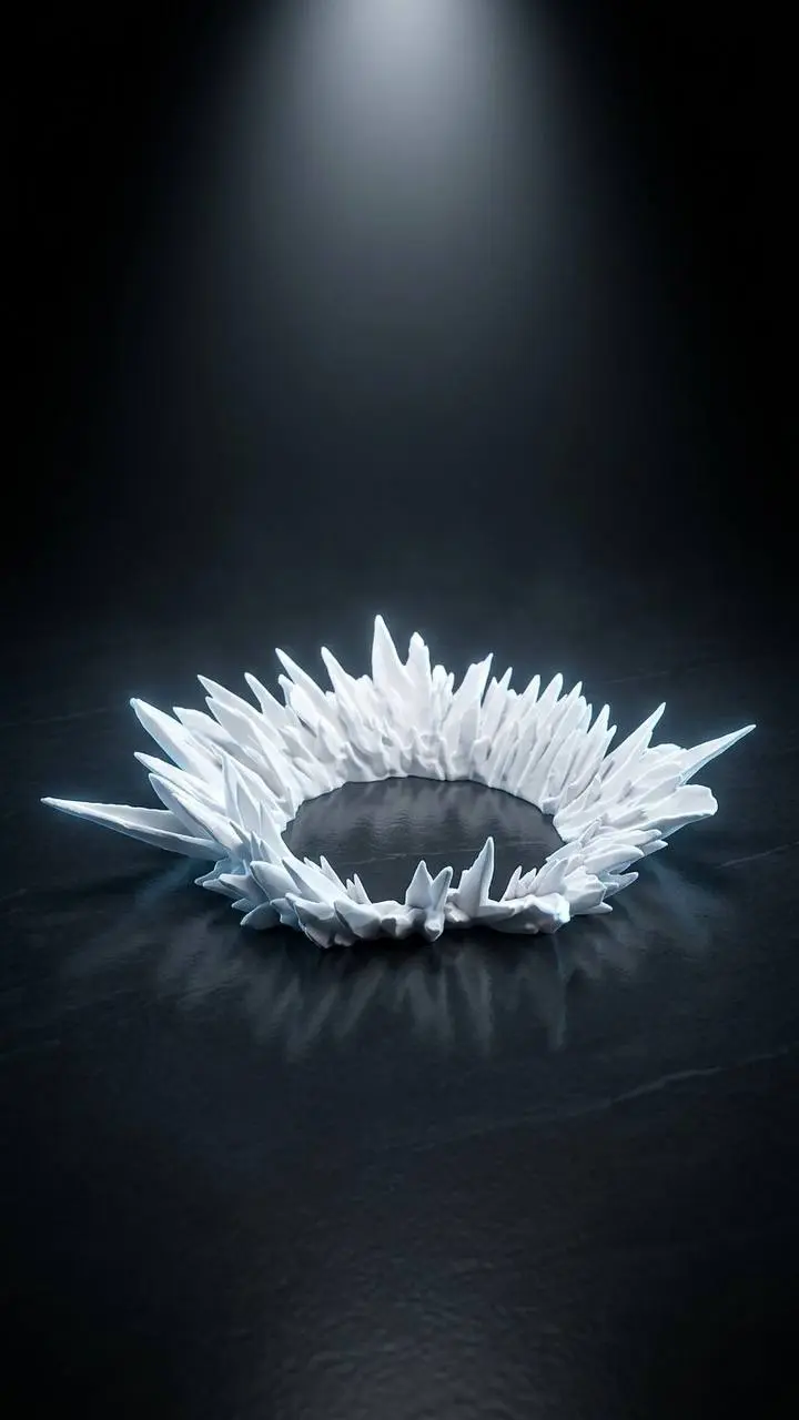 Crystal ring display effect from HAS+A Design Lab