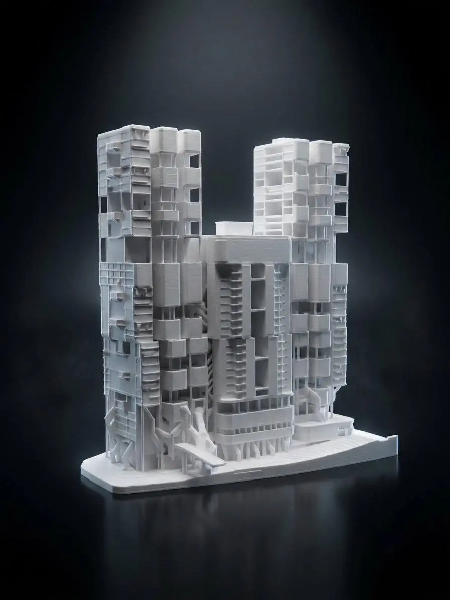Modular tower architectural model
