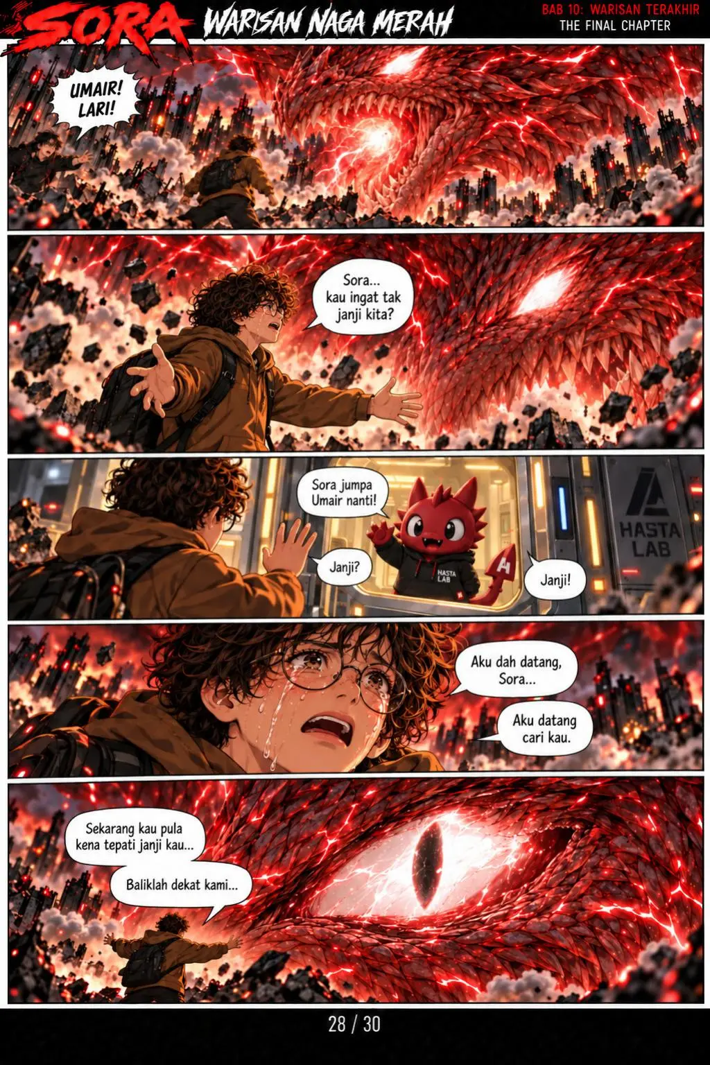 Komik Sora Bab 10 halaman 28