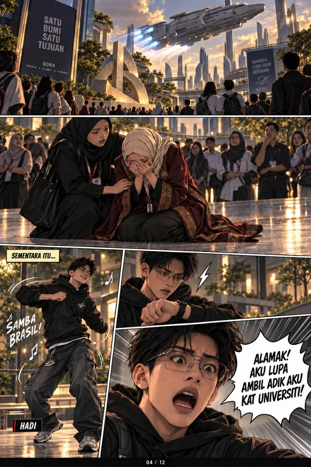 Komik Sora Bab 3 halaman 4