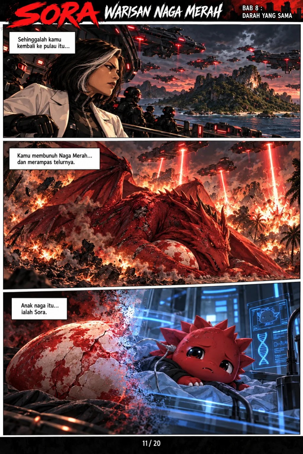 Komik Sora Bab 8 halaman 11