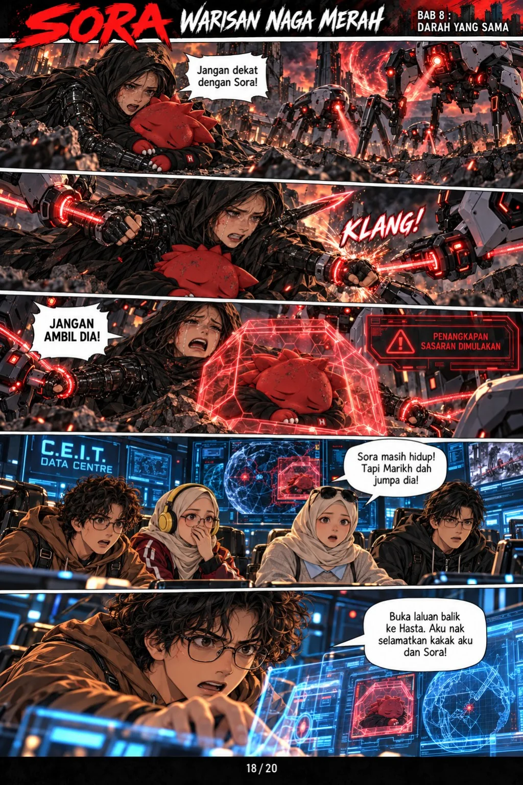 Komik Sora Bab 8 halaman 18