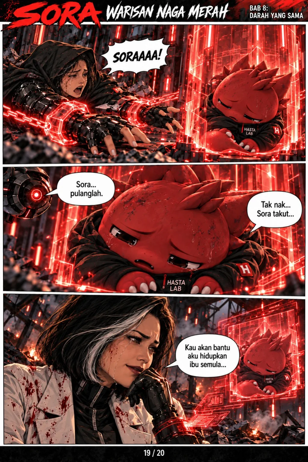 Komik Sora Bab 8 halaman 19