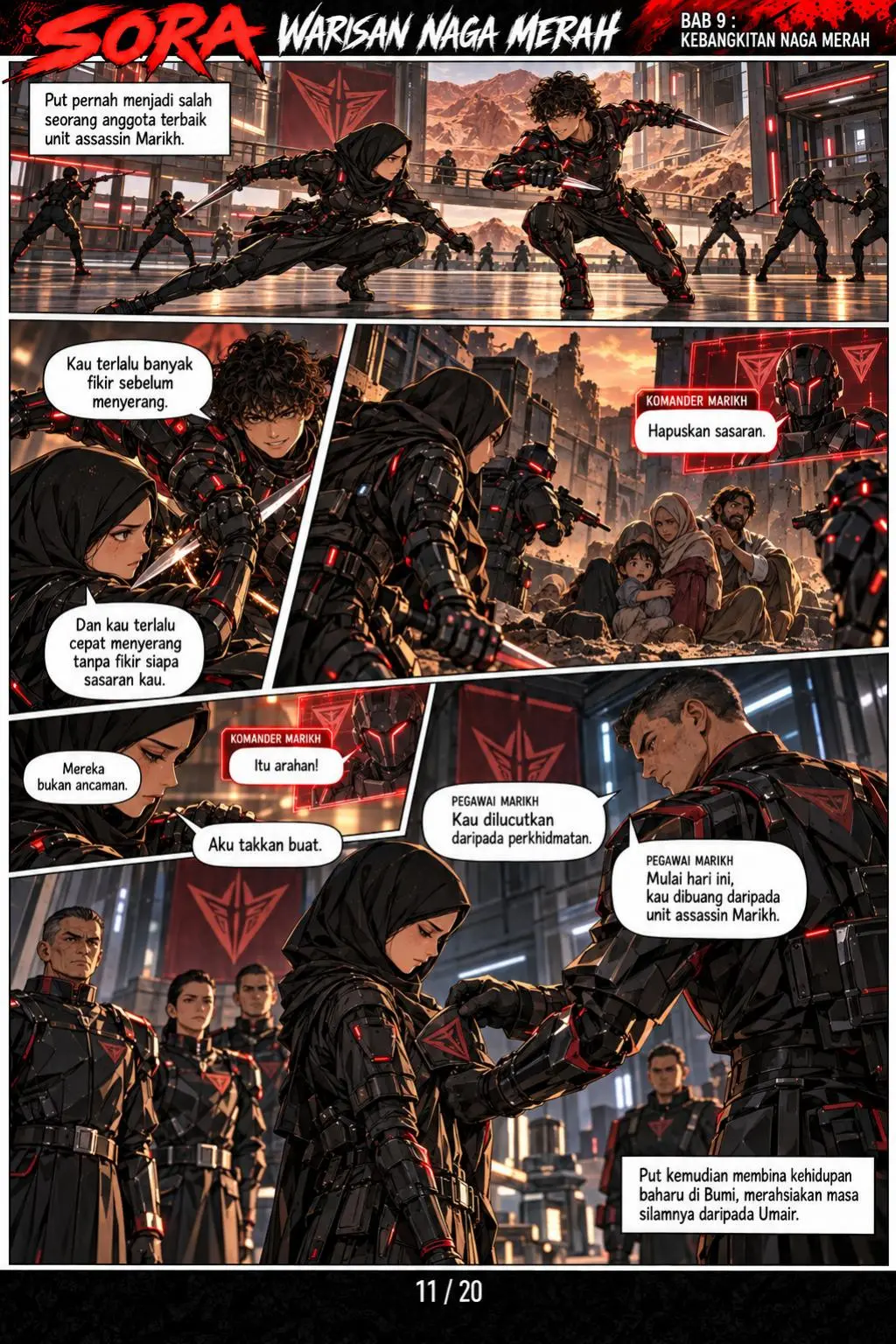 Komik Sora Bab 9 halaman 11