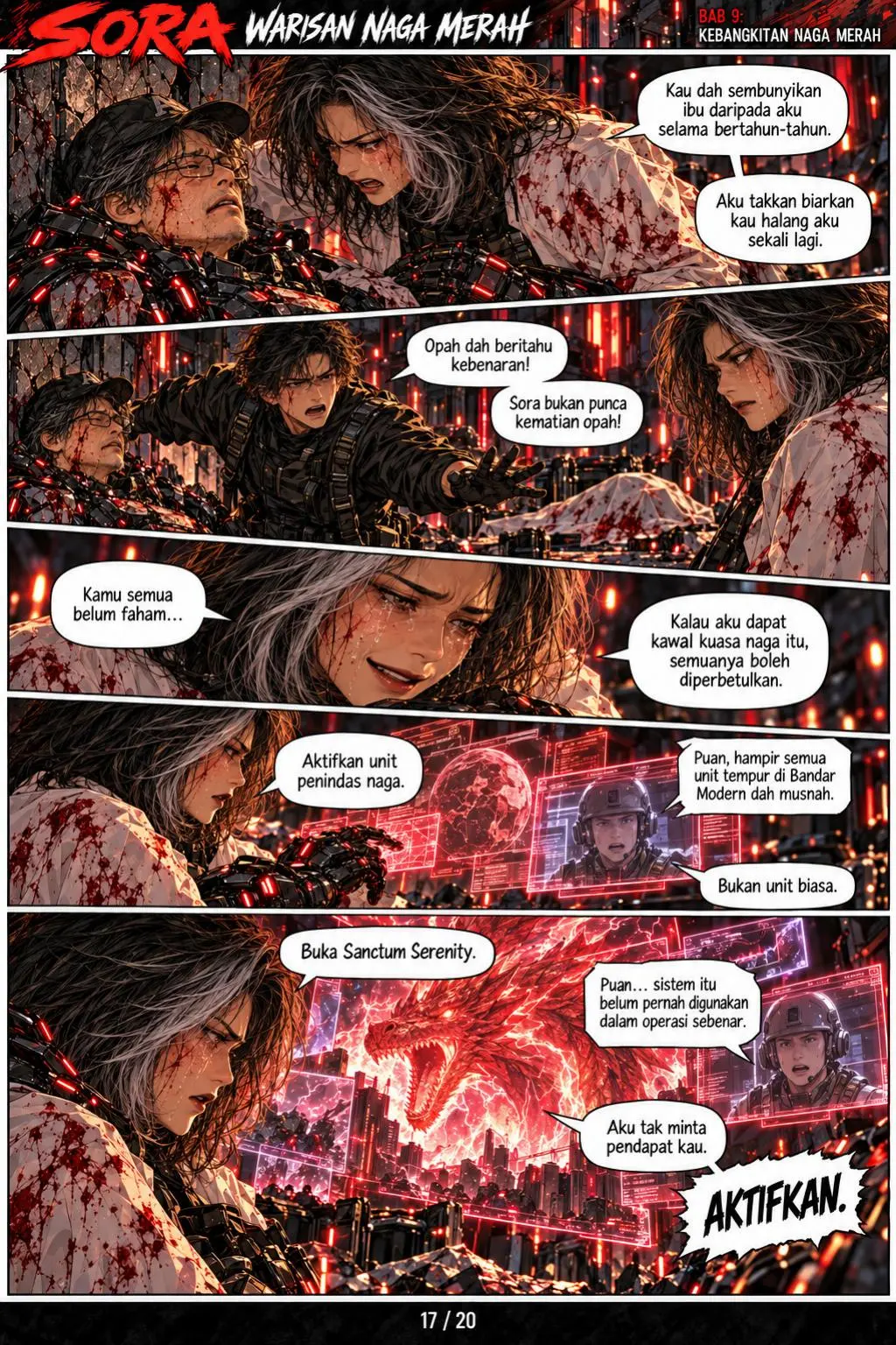 Komik Sora Bab 9 halaman 17