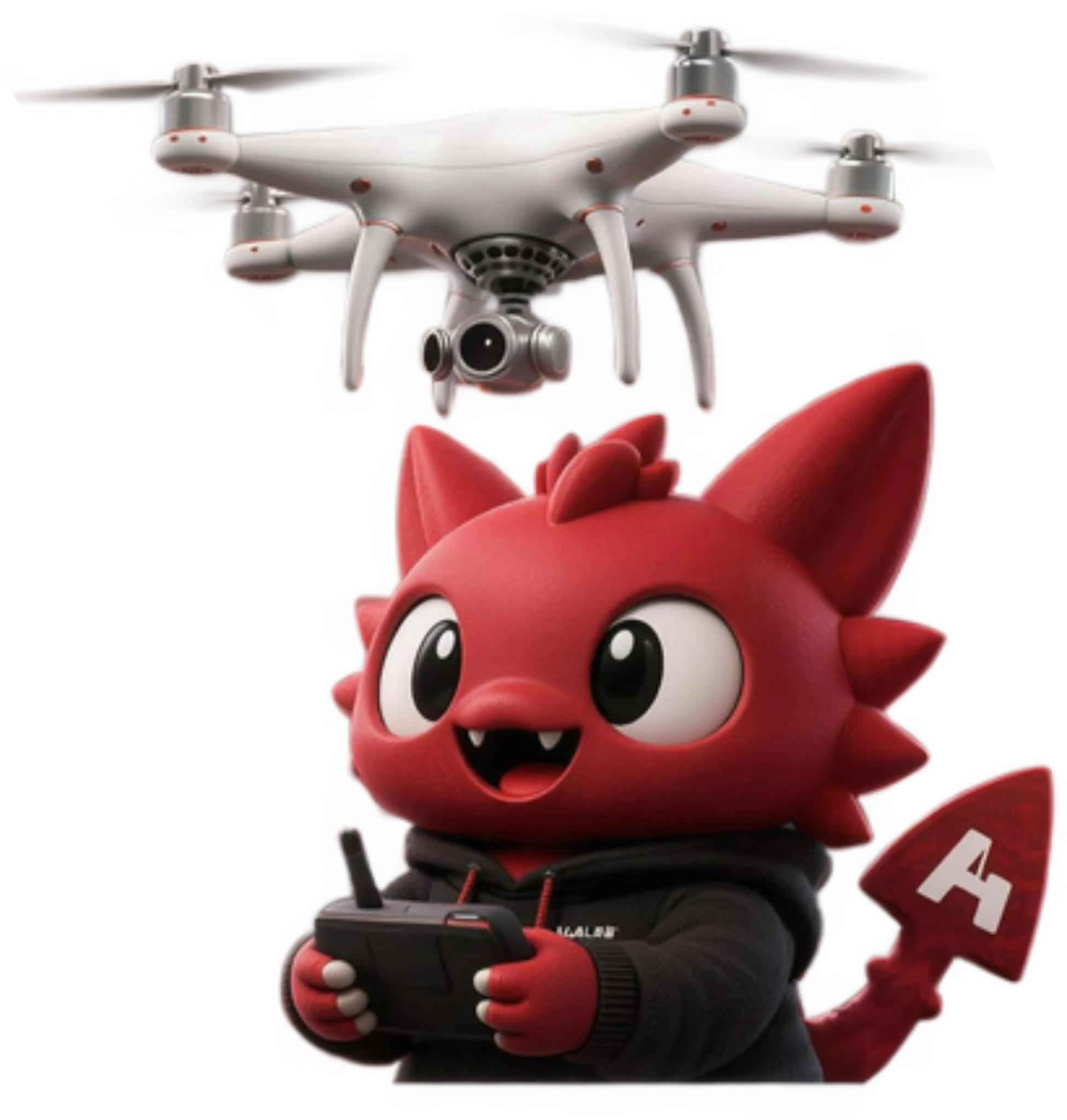 Sora operating a drone