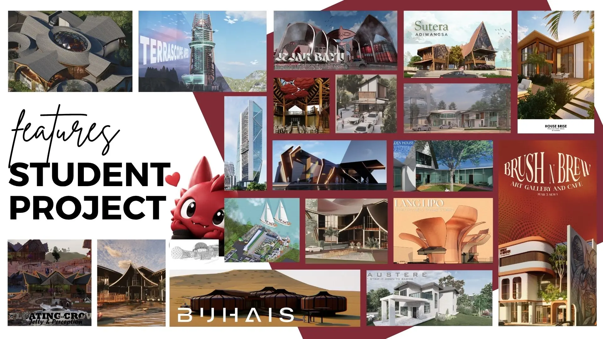 Architectural work by Academy students